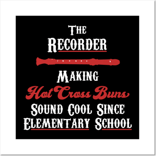 Hot Cross Buns Recorder Posters and Art